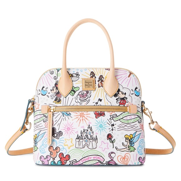 Disney Accessories Disney Sketch Crossbody Bag By Dooney Bourke